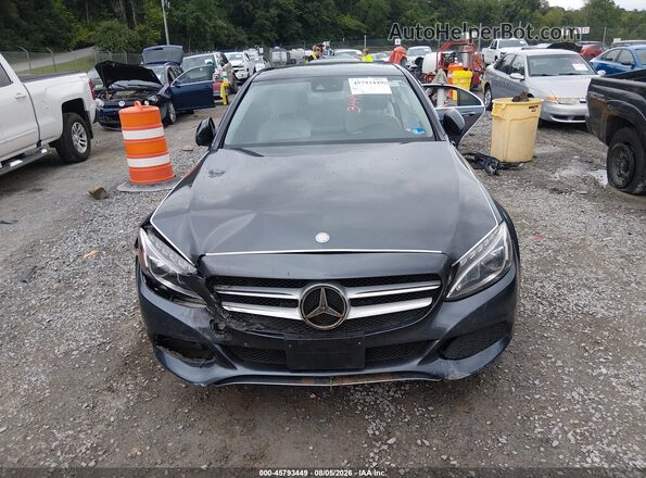 55SWF4KB1GU145427 2016 MERCEDES-BENZ C-CLASS Gray Widok wnętrza z tyłu