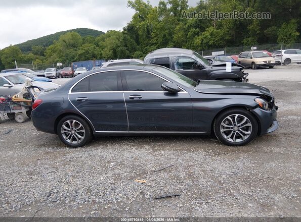 55SWF4KB1GU145427 2016 MERCEDES-BENZ C-CLASS Gray Widok wnętrza 360 stopni