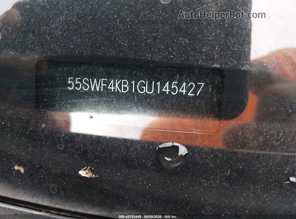 55SWF4KB1GU145427 2016 MERCEDES-BENZ C-CLASS Gray Widok komory silnika