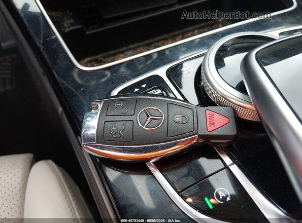 55SWF4KB1GU145427 2016 MERCEDES-BENZ C-CLASS Gray Widok deski rozdzielczej