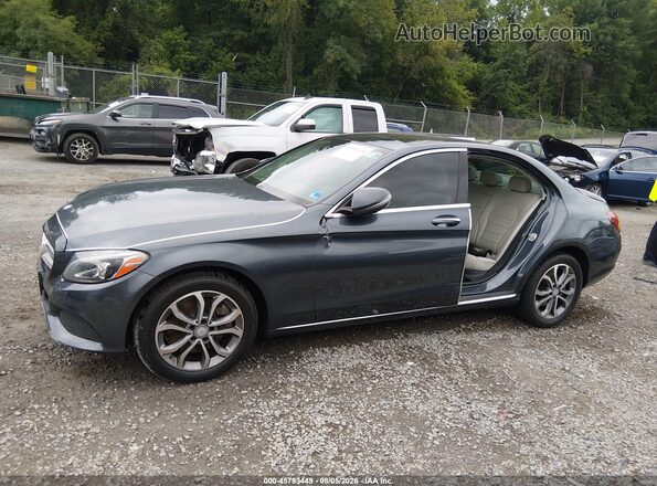 55SWF4KB1GU145427 2016 MERCEDES-BENZ C-CLASS Gray 