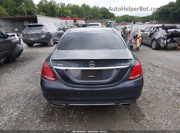 55SWF4KB1GU145427 2016 MERCEDES-BENZ C-CLASS Gray 