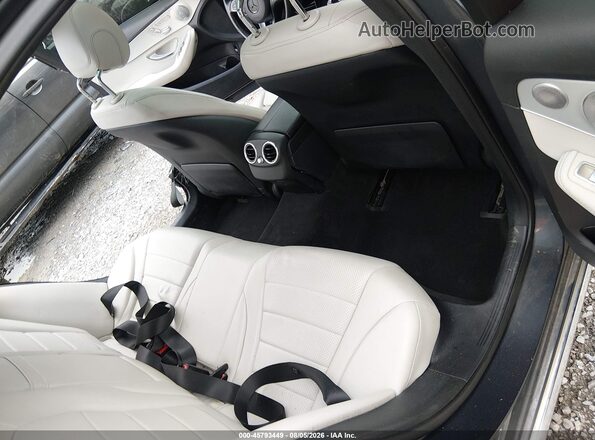 55SWF4KB1GU145427 2016 MERCEDES-BENZ C-CLASS Gray Widok naklejki z numerem VIN