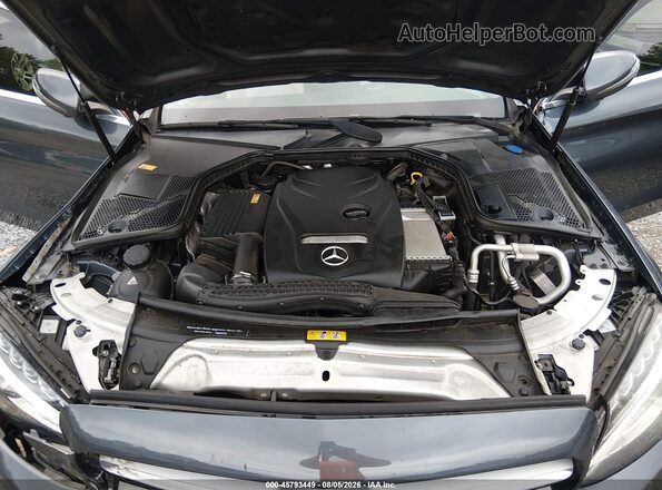 55SWF4KB1GU145427 2016 MERCEDES-BENZ C-CLASS Gray Widok z tyłu