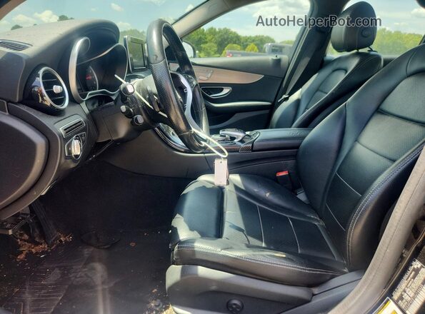 55SWF4KB1GU164625 2016 MERCEDES-BENZ C Black Vista interior delantera