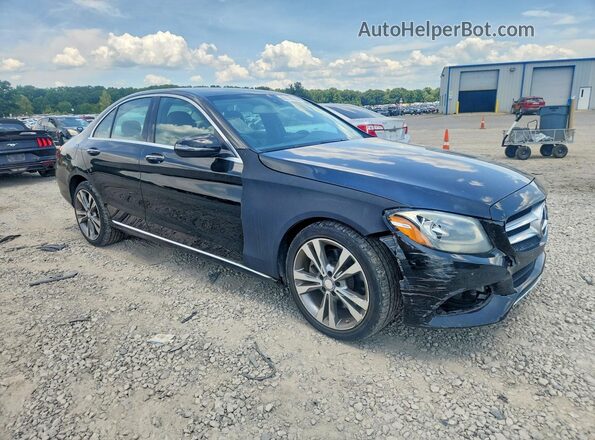 55SWF4KB1GU164625 2016 MERCEDES-BENZ C Black Delantero derecho
