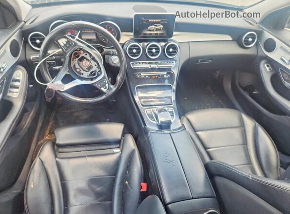 55SWF4KB1GU164625 2016 MERCEDES-BENZ C Black Vista del salpicadero