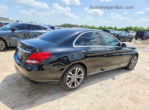 55SWF4KB1JU263050 2018 MERCEDES-BENZ C Black Rear right
