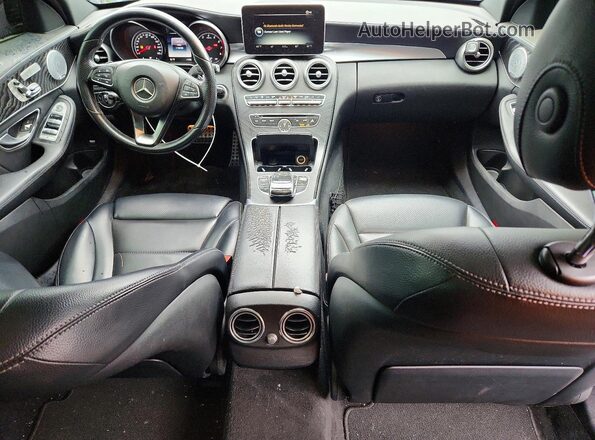 55SWF4KB2GU100450 2016 MERCEDES-BENZ C Black Widok deski rozdzielczej