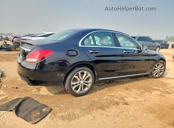 55SWF4KB2GU144979 2016 MERCEDES-BENZ C Black უკანა მარჯვენა
