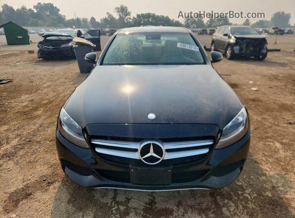 55SWF4KB2GU144979 2016 MERCEDES-BENZ C Black წინა ხედი