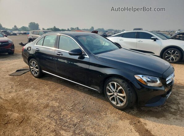 55SWF4KB2GU144979 2016 MERCEDES-BENZ C Black წინა მარჯვენა