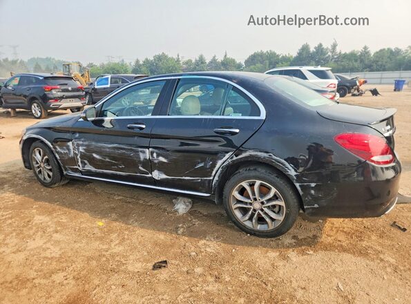 55SWF4KB2GU144979 2016 MERCEDES-BENZ C Black უკანა მარცხენა