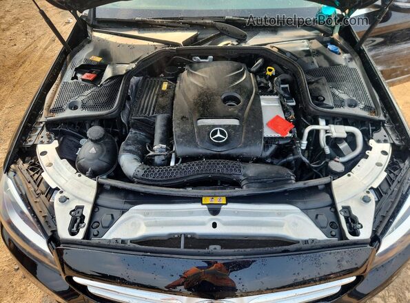 55SWF4KB2GU144979 2016 MERCEDES-BENZ C Black უკანა სალონის ხედი