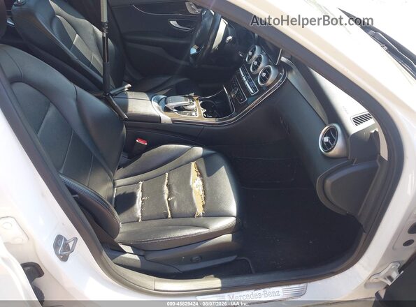 55SWF4KB2HU224039 2017 MERCEDES-BENZ C-CLASS White Front interior view
