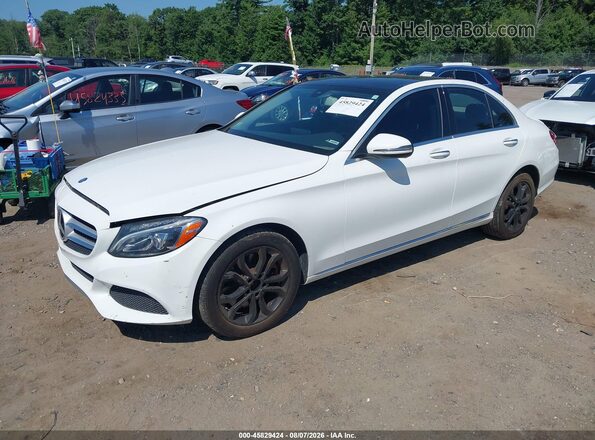 55SWF4KB2HU224039 2017 MERCEDES-BENZ C-CLASS White Front left