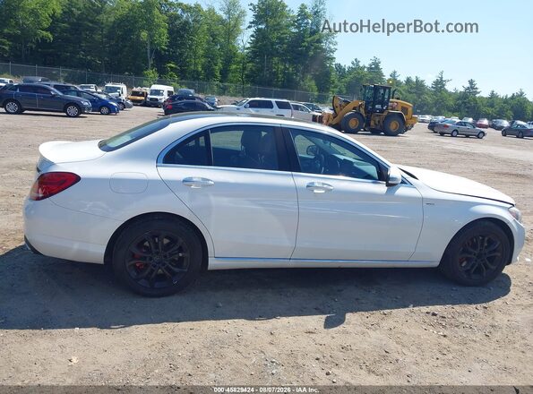 55SWF4KB2HU224039 2017 MERCEDES-BENZ C-CLASS White Rear interior view