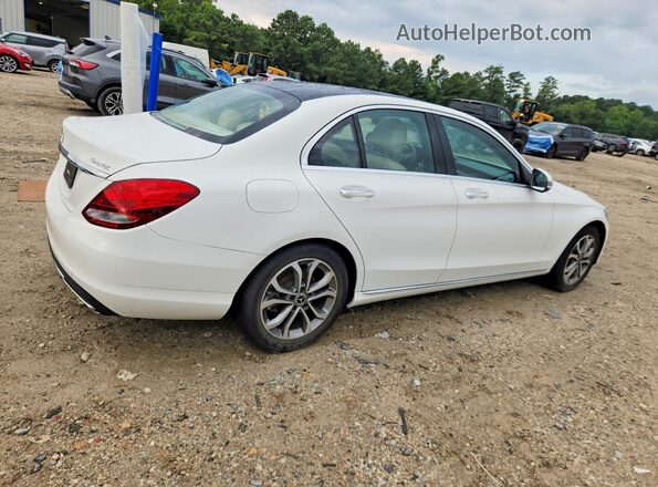 55SWF4KB2HU224185 2017 MERCEDES-BENZ C White Rear right