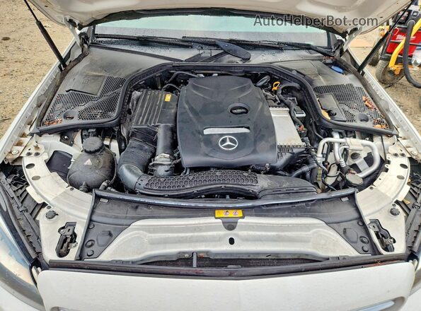 55SWF4KB2HU224185 2017 MERCEDES-BENZ C White Rear interior view