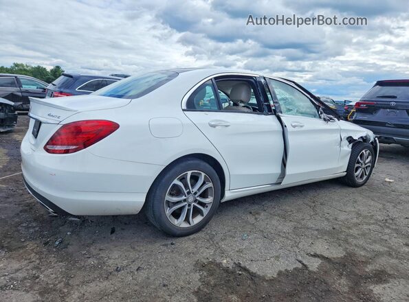 55SWF4KB3GU143033 2016 MERCEDES-BENZ C White Հետևի աջ