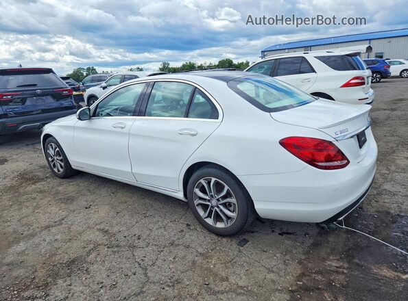 55SWF4KB3GU143033 2016 MERCEDES-BENZ C White Հետևի ձախ