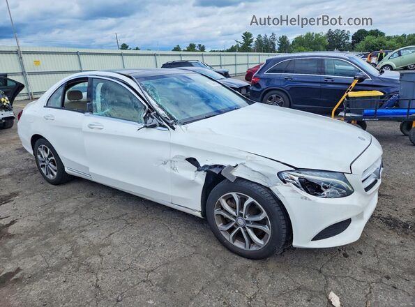 55SWF4KB3GU143033 2016 MERCEDES-BENZ C White Առջևի աջ