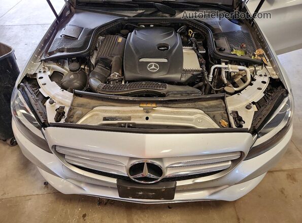 55SWF4KB3GU172659 2016 MERCEDES-BENZ C Silver Вид задньої частини салону