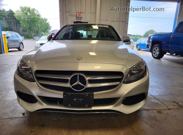 55SWF4KB3GU172659 2016 MERCEDES-BENZ C Silver Вид спереду