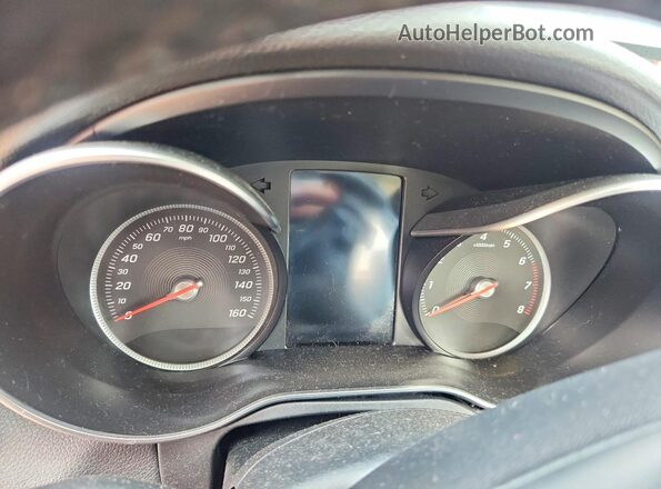 55SWF4KB3HU204172 2017 MERCEDES-BENZ C Черный Вид щитка приборов