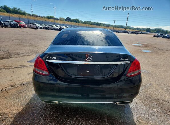 55SWF4KB3HU215995 2017 MERCEDES-BENZ C Black Vista trasera