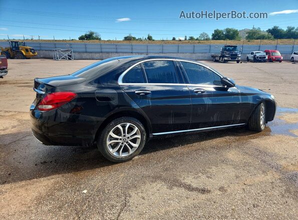 55SWF4KB3HU215995 2017 MERCEDES-BENZ C Black Trasero derecho