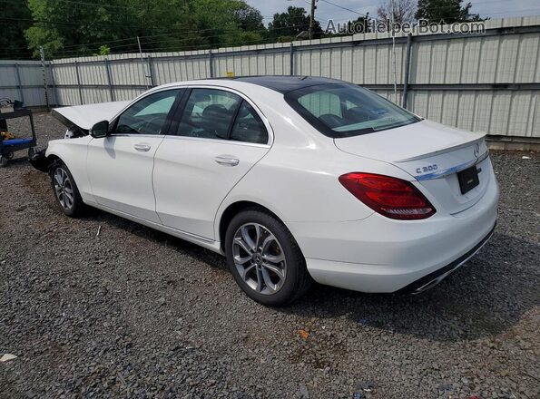 55SWF4KB3HU219903 2017 MERCEDES-BENZ C White Հետևի ձախ