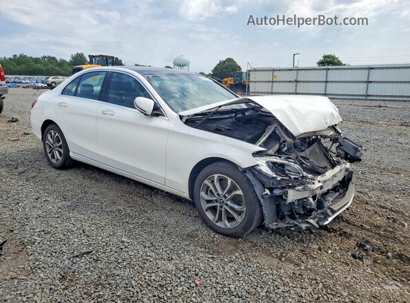 55SWF4KB3HU219903 2017 MERCEDES-BENZ C White Առջևի աջ
