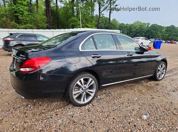 55SWF4KB3JU272249 2018 MERCEDES-BENZ C Black Հետևի աջ