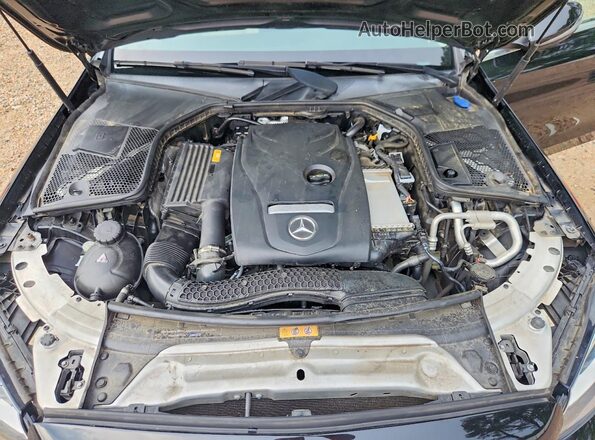 55SWF4KB3JU272249 2018 MERCEDES-BENZ C Black Սալոնի հետևի տեսք