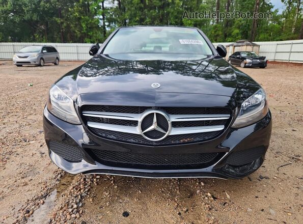 55SWF4KB3JU272249 2018 MERCEDES-BENZ C Black Դիմացի տեսք