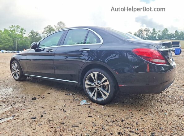 55SWF4KB3JU272249 2018 MERCEDES-BENZ C Black Հետևի ձախ