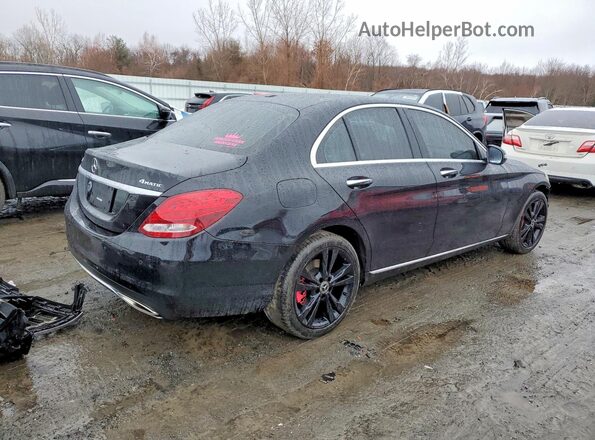 55SWF4KB3JU279251 2018 MERCEDES-BENZ C Black უკანა მარჯვენა