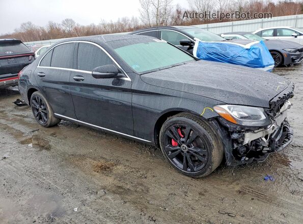 55SWF4KB3JU279251 2018 MERCEDES-BENZ C Black წინა მარჯვენა