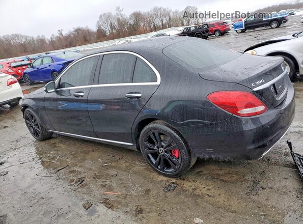 55SWF4KB3JU279251 2018 MERCEDES-BENZ C Black უკანა მარცხენა