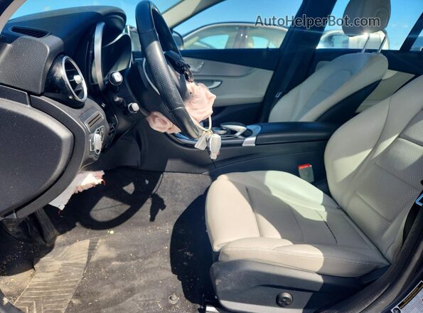 55SWF4KB4GU126743 2016 MERCEDES-BENZ C Gray Вид салону спереду