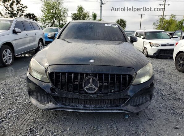 55SWF4KB4GU139749 2016 MERCEDES-BENZ C Black წინა ხედი