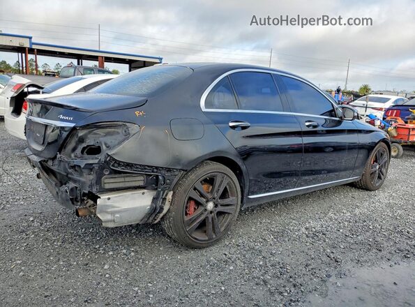 55SWF4KB4GU139749 2016 MERCEDES-BENZ C Black უკანა მარჯვენა
