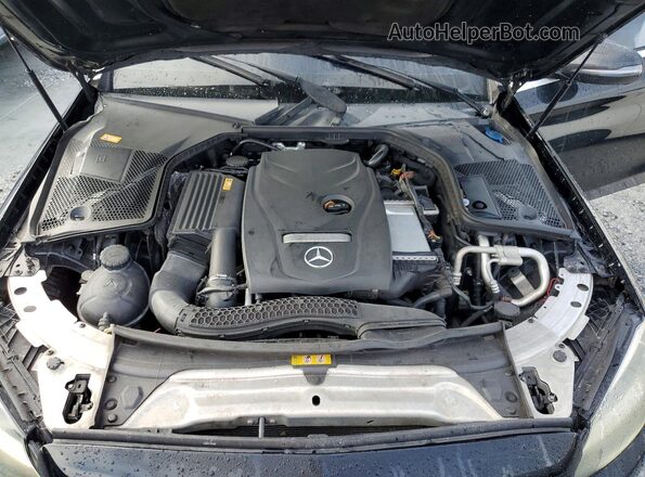 55SWF4KB4GU139749 2016 MERCEDES-BENZ C Black უკანა სალონის ხედი