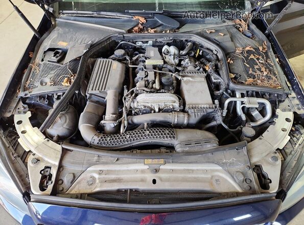 55SWF4KB4GU162058 2016 MERCEDES-BENZ C Blue Вид задньої частини салону