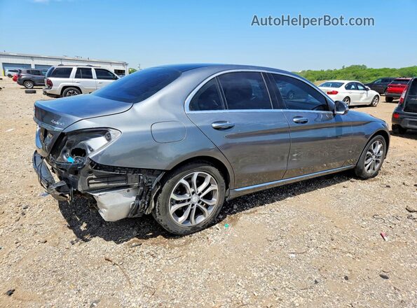 55SWF4KB4HU187057 2017 MERCEDES-BENZ C Угольный Задняя правая четверть