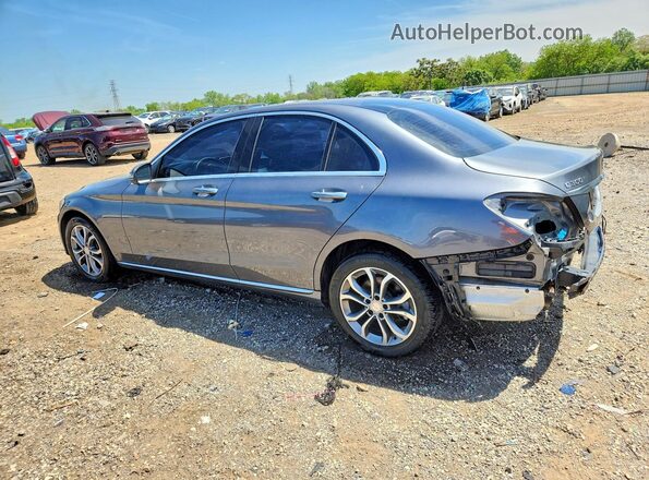 55SWF4KB4HU187057 2017 MERCEDES-BENZ C Угольный Задняя левая четверть