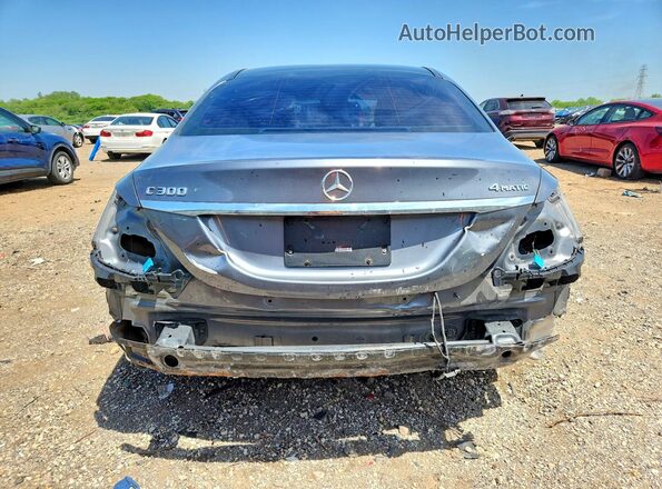 55SWF4KB4HU187057 2017 MERCEDES-BENZ C Угольный Вид сзади