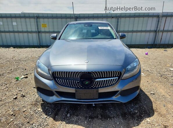 55SWF4KB4HU187057 2017 MERCEDES-BENZ C Угольный Вид спереди