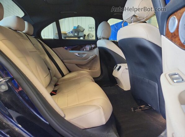 55SWF4KB4JU267822 2018 MERCEDES-BENZ C Blue უკანა სავარძლების ხედი